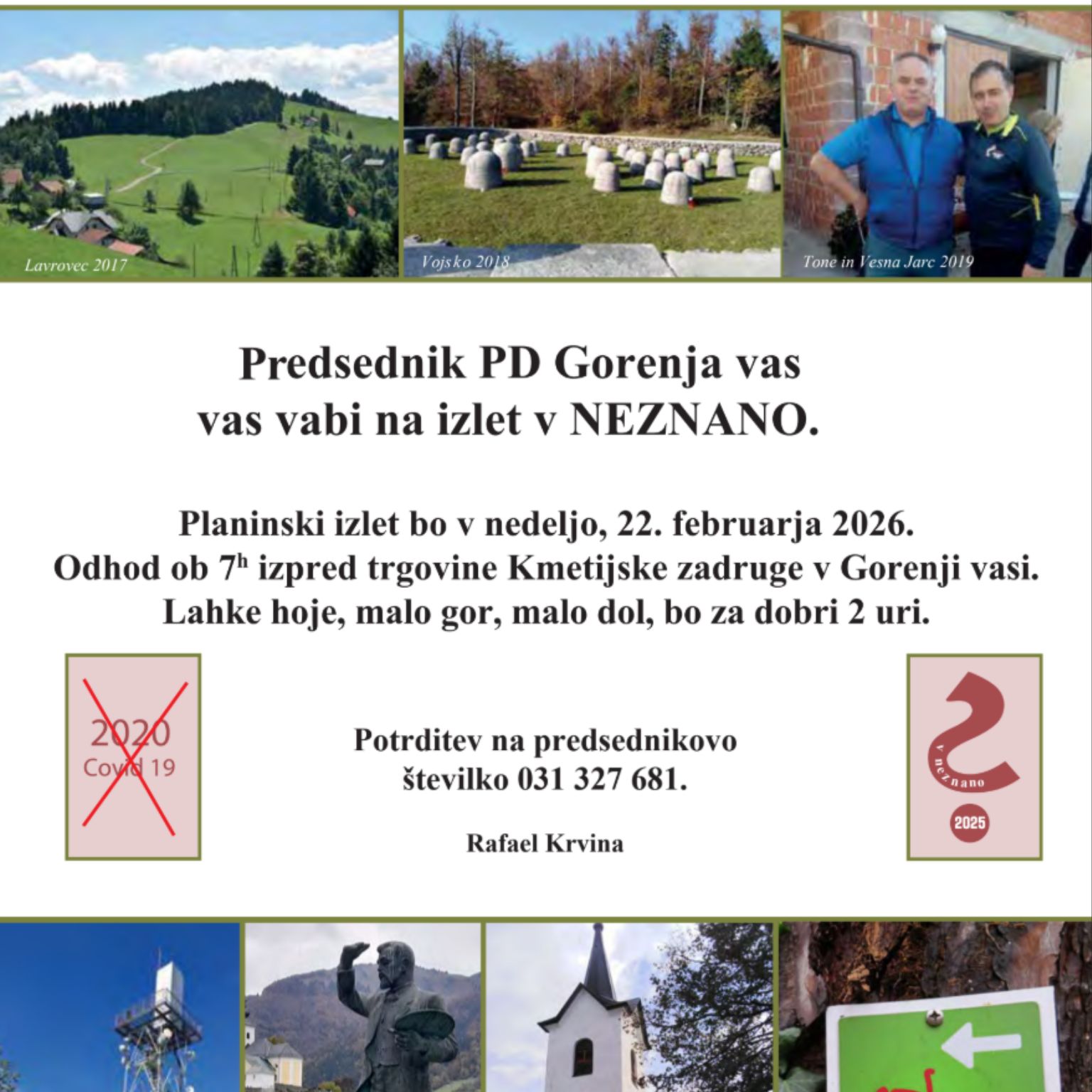 Izlet v neznano 2025