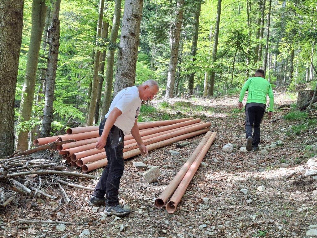 Priprave na pohod na Blegoš
