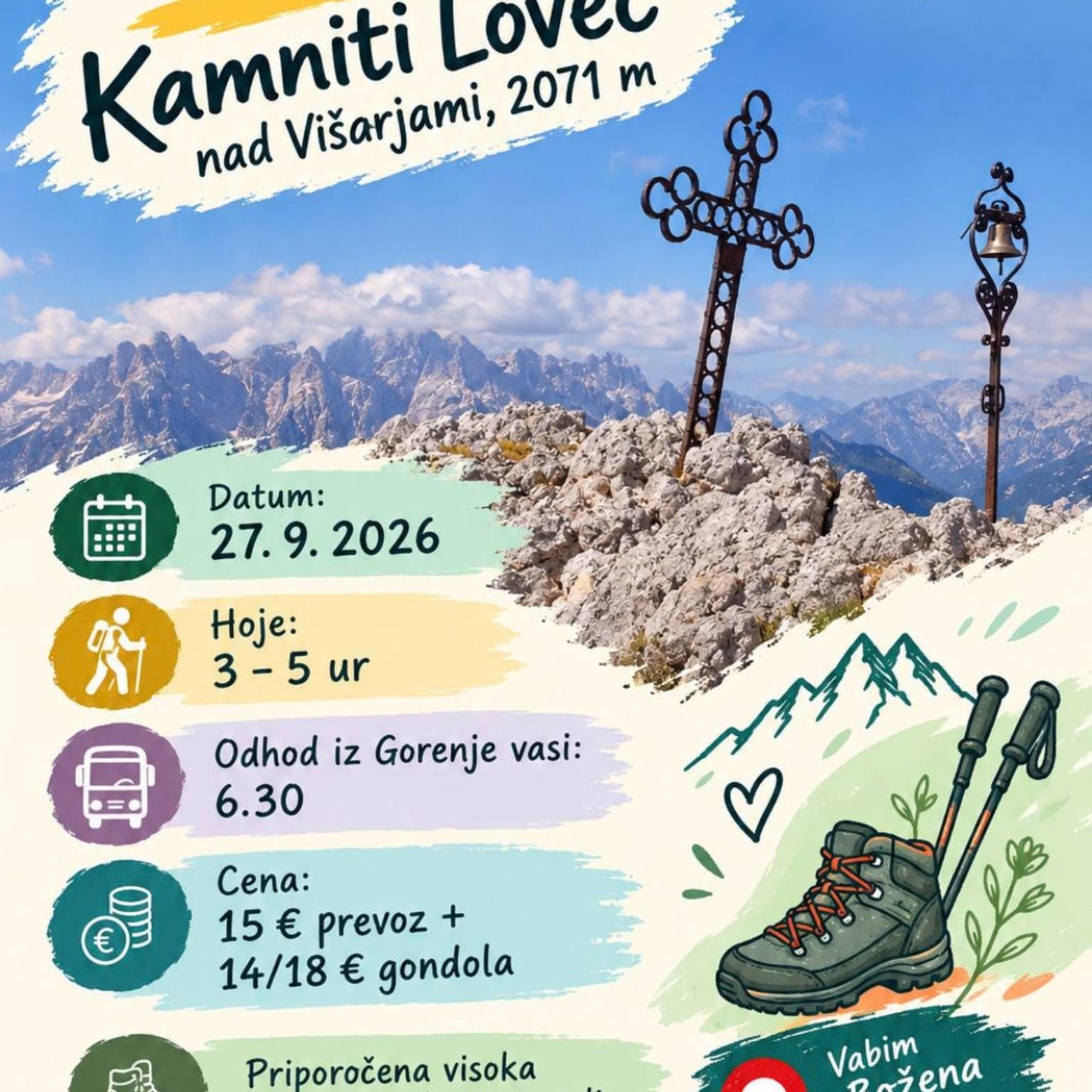 Vabilo kamniti lovec